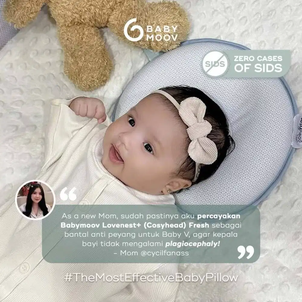Bantal Anti Peyang Bayi BABYMOOV (Original)