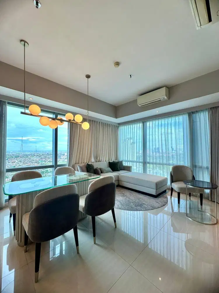DISEWAKAN APARTEMEN 2BR MEWAH PRIVATE LIFT !! LARIZ MANSION FURNISHED