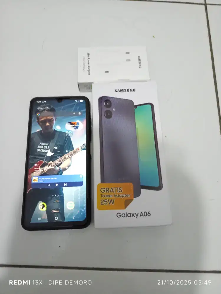 Dijual Samsung A06 Ram 4/64GB