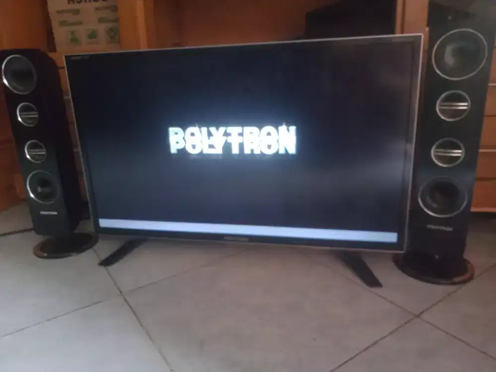 Tv polytron 32 Gambar berbayang