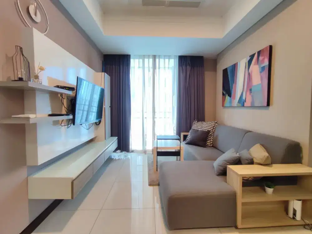 Disewa Apartemen Casa Grande Residence Minimalis Modern 2BR Siap Huni