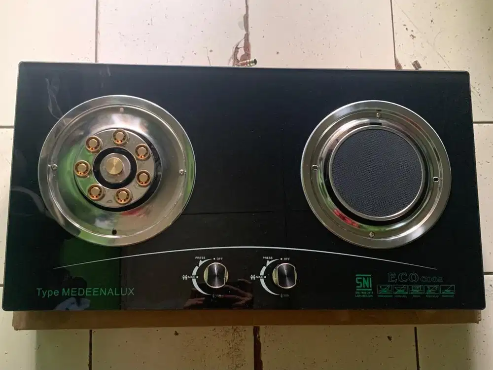 Kompor Gas 2 Tungku ECO COOK Medeenalux