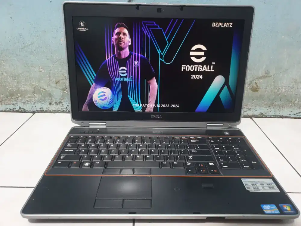 DELL LATITUDE COREI7 DUAL VGA NVIDIA QUADRO SSD RAM8GB LAYAR 15,6