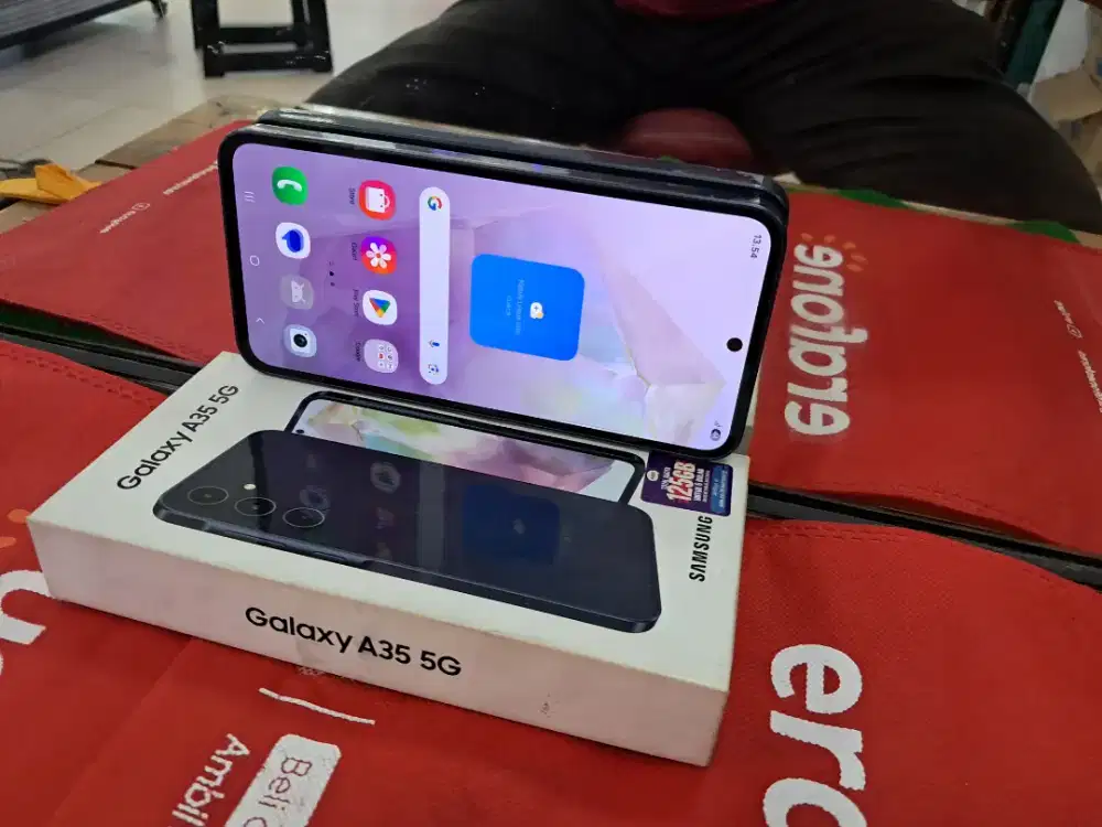 Samsung A35 5G Ram 8/256 gb lengkap normal tampa kendala