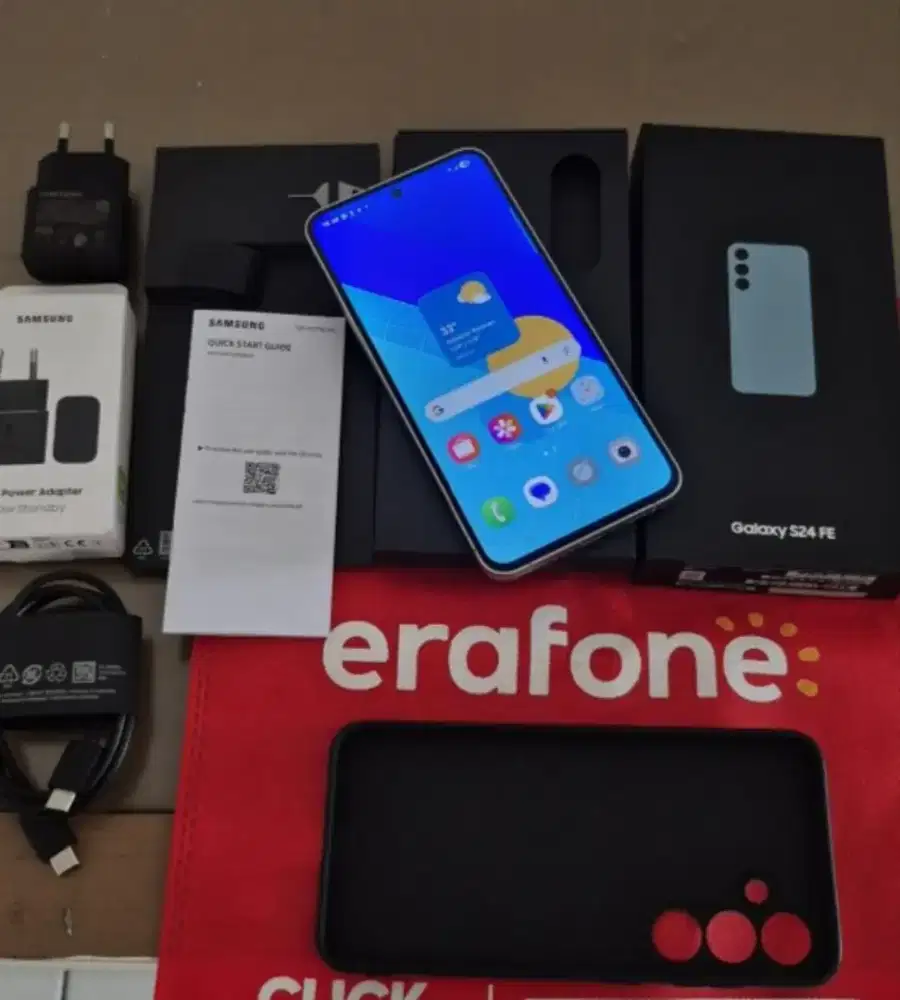 Samsung S24 Fe 8/256.5G Resmi sein fullset Garansi ON