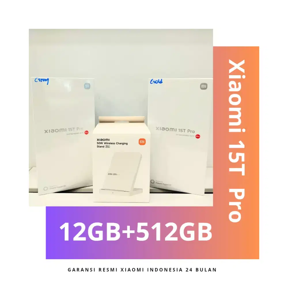 Xiaomi 15T Pro Leica Garansi Resmi Indonesia 24 Bulan.