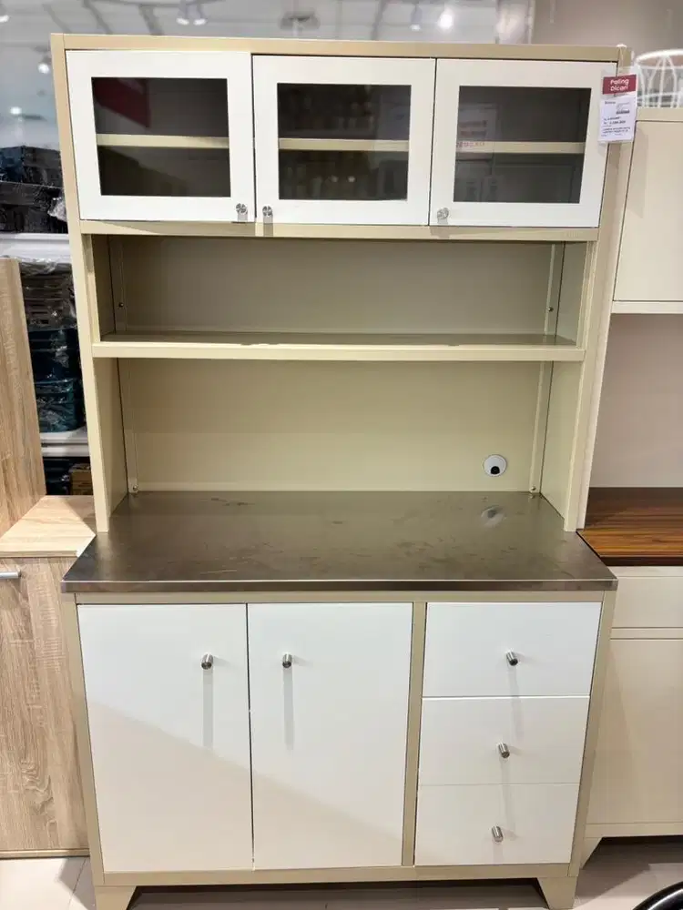 KABINET LEMARI DAPUR BESI GRATIS KIRIM