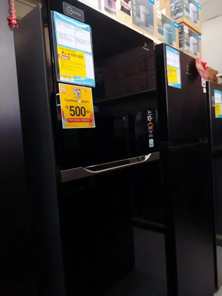 Promo Cicilan 0% Kulkas Polytron Inverter 2 Pintu