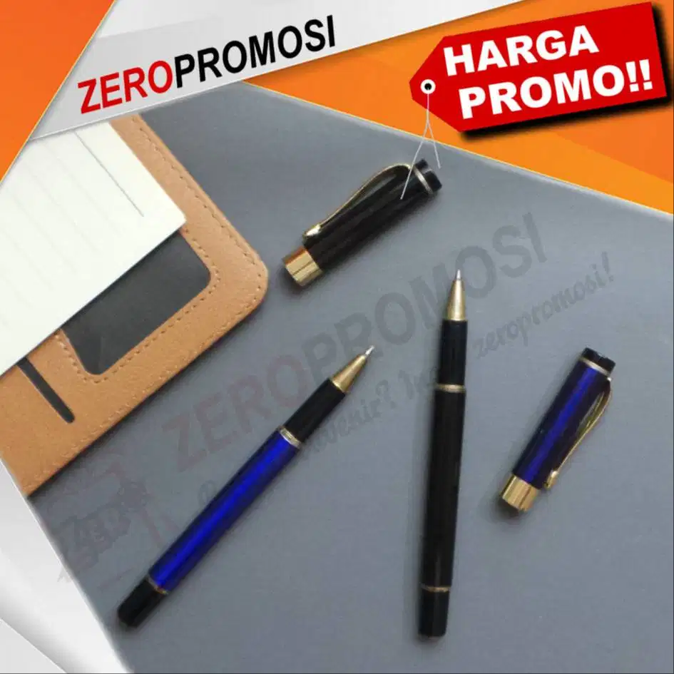 Souvenir Kantor Eksklusif Pulpen Besi 021RB Dengan Cetak Logo