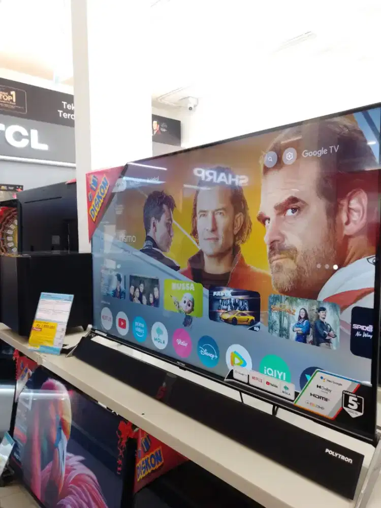 Promo Cicilan TV Polytron (Google TV) 43 Inch