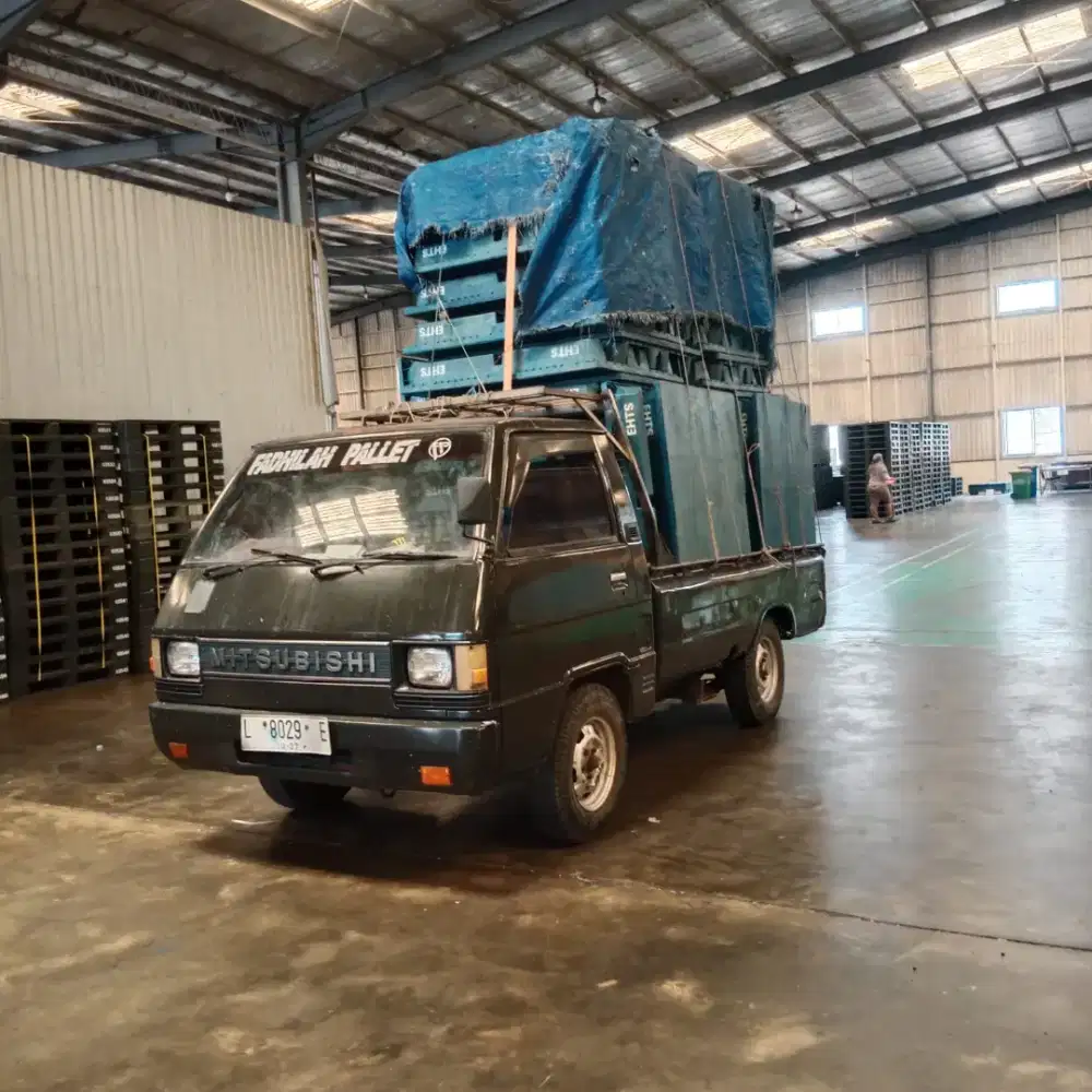 PALLET PLASTIK SECOND TAHAN BEBAN BERAT