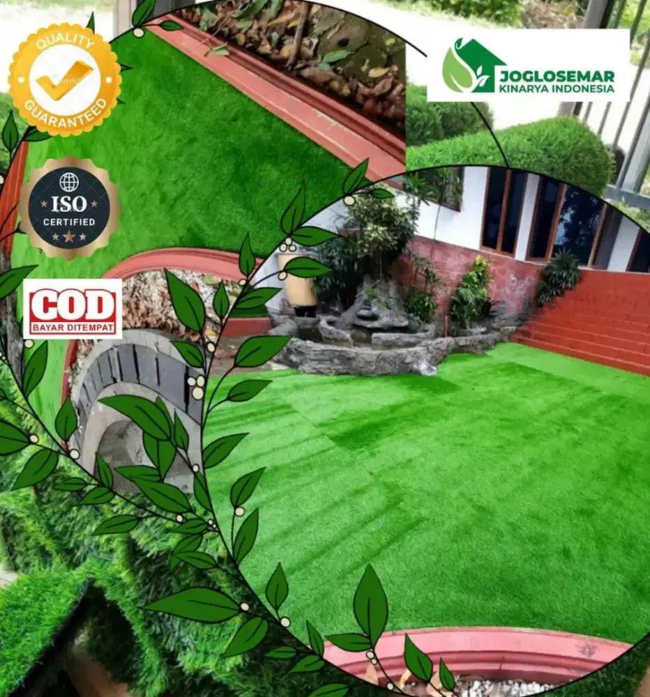 Rumput sintetis taman