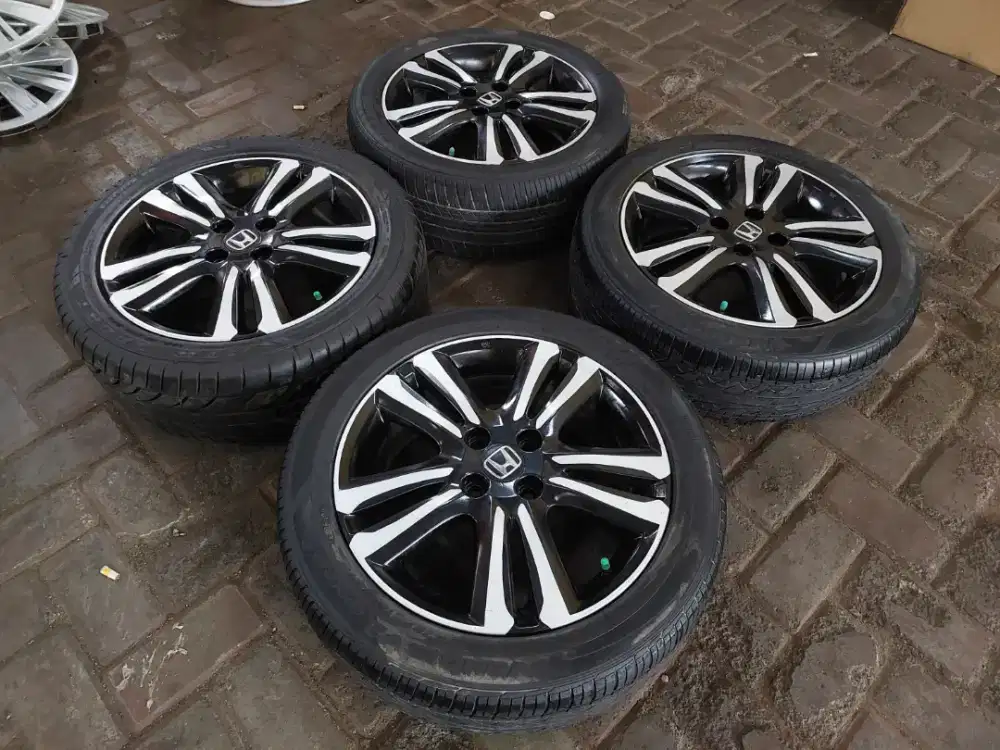Velg Ban 90% Ori Jazz RS R16 Brio Mobilio City Civic Freed Sigra Yaris