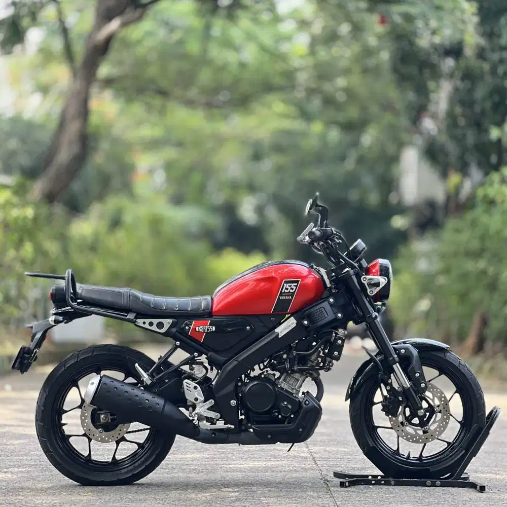 YAMAHA XSR 155 MERAH 2023 KM LOW PAJAK PANJANG FULL MULUS