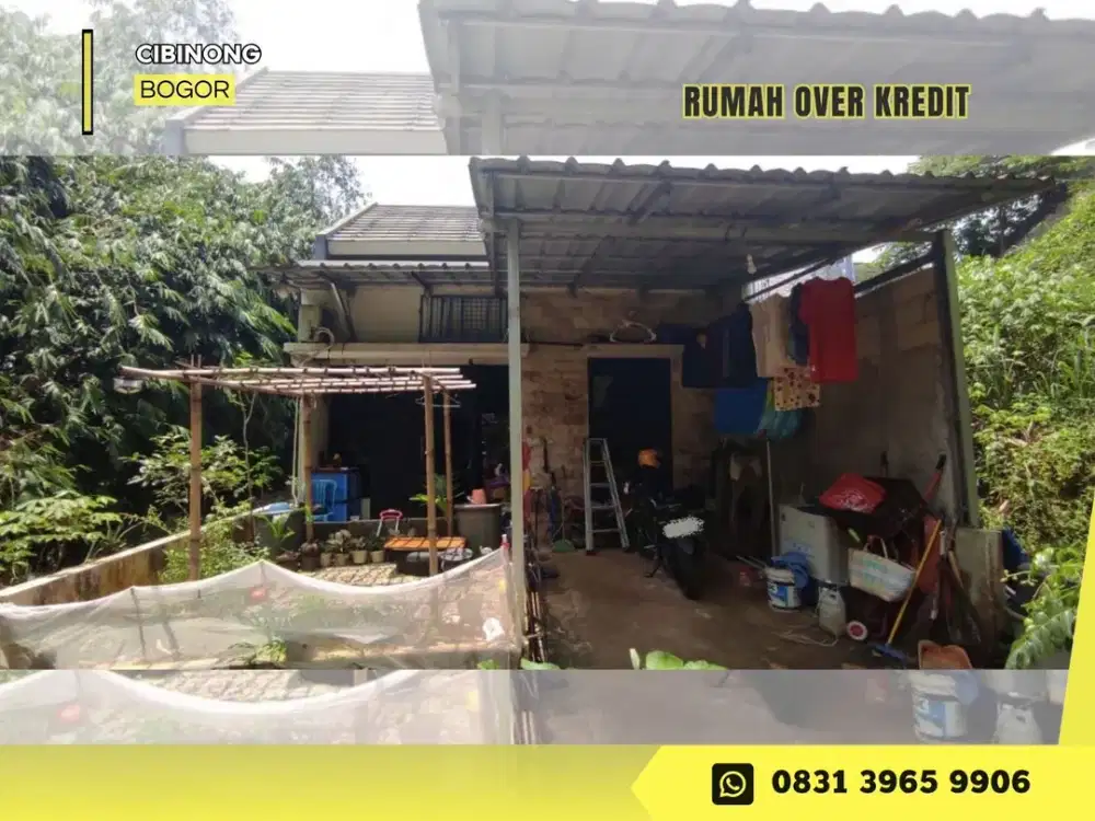 Jual Rumah Take Over 49JT di Griya Cipayung Cibinong dkt Stasiun
