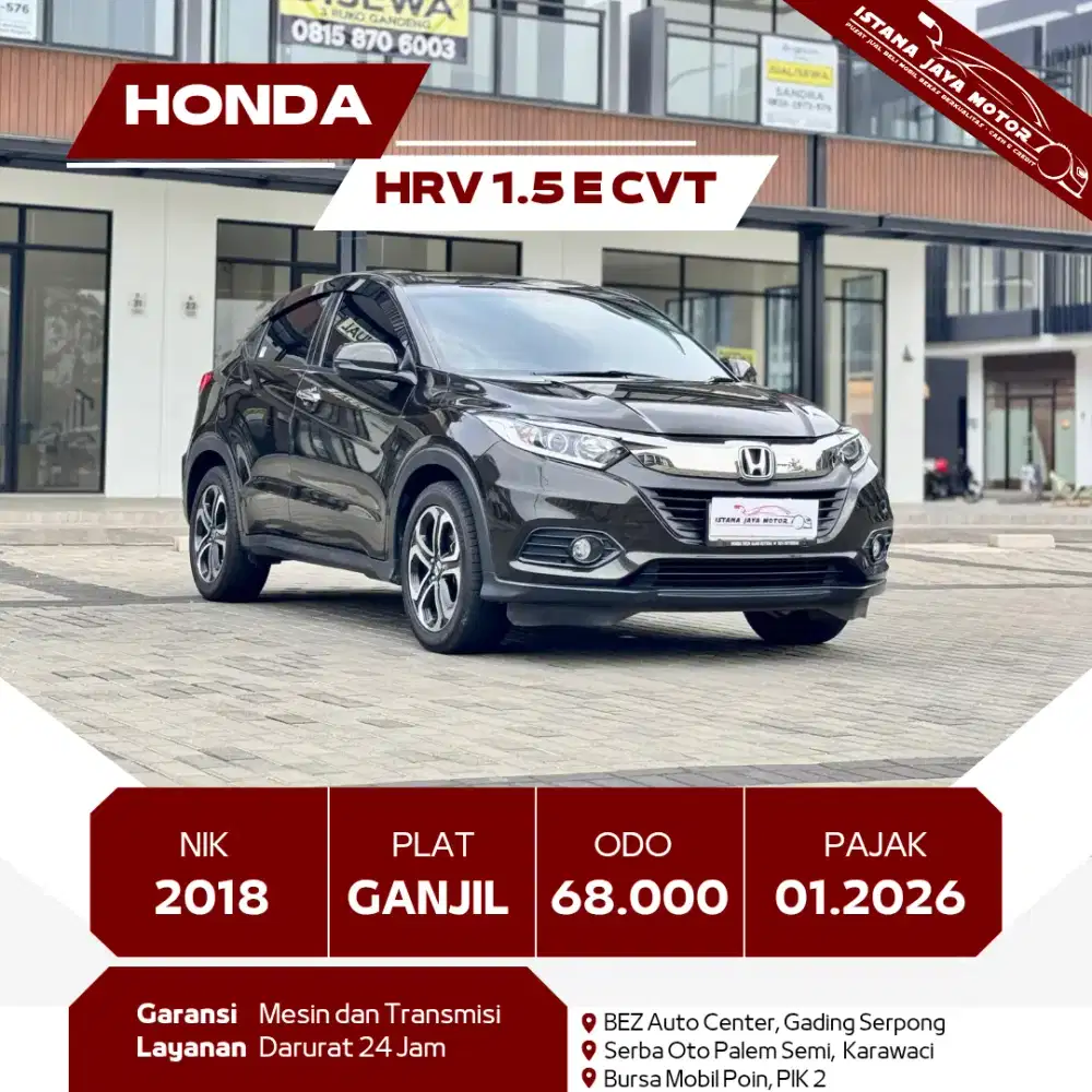 HONDA HRV 1.5 E CVT 2018
