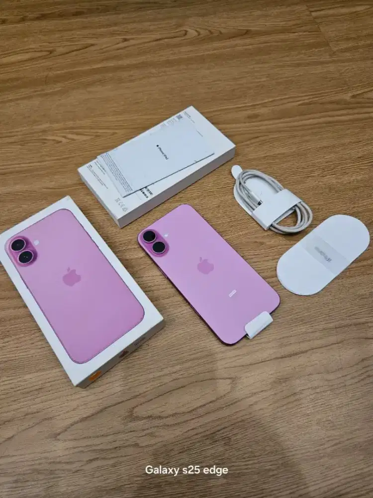 Iphone 16 Plus 128gb Resmi Fullset oryginal lengkap mulus likenew