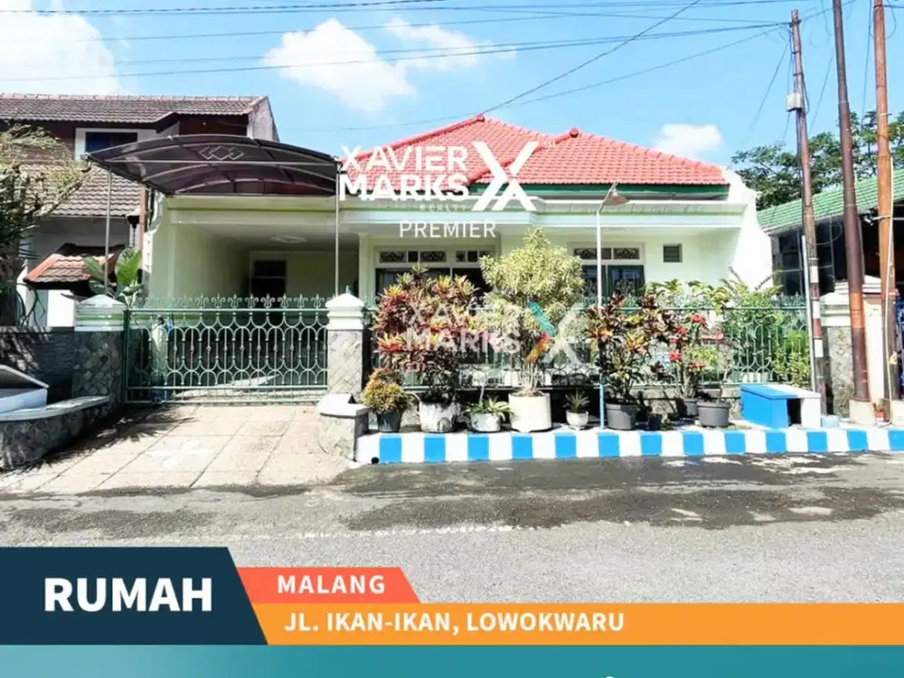 Dijual Rumah Terawat Selangkah ke UB di Lowokwaru Malang