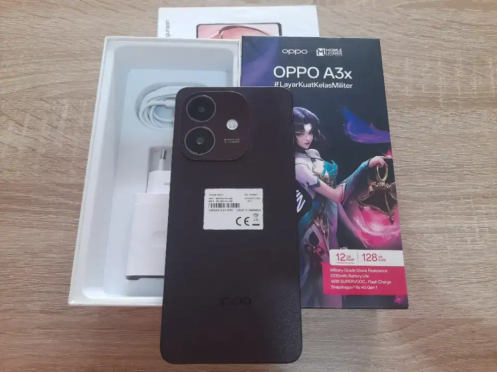 Oppo A3X-4G Lte.Finger.ram 6GB/128GB.GOLDEN PONSEL