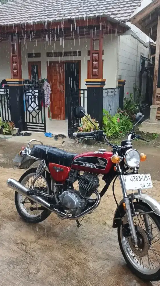 Honda CB 100 1976, Surat Lengkap, Pajak ON, Kaleng Panjang