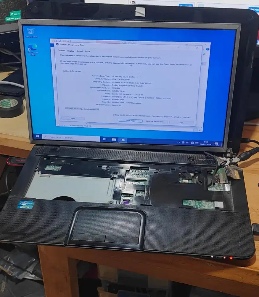 Mainboard Toshiba C840 Core i3