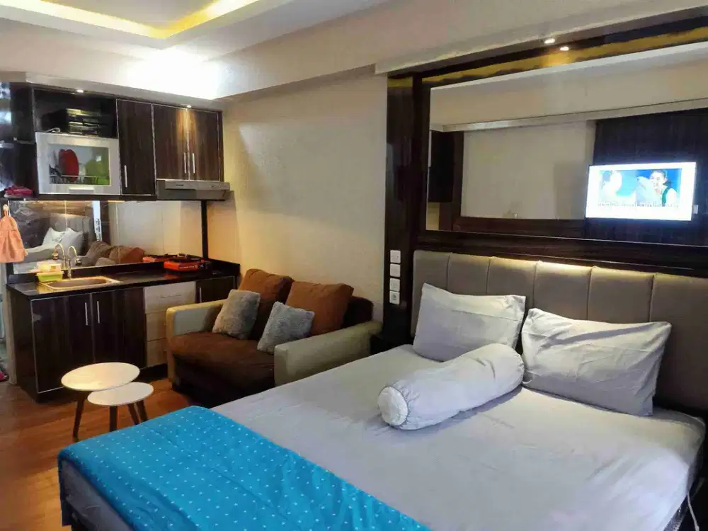TIPE 1 BR, INTERIOR MENAWAN,APARTEMEN TENGAH KOTA SEMARANG