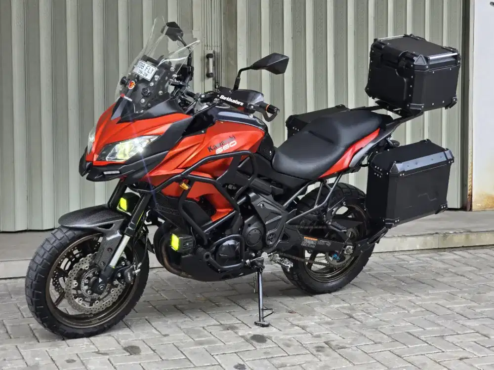 Moge Adventure Kawasaki Versys 650 th 2015 Modif Turing Mulus Siap Gas