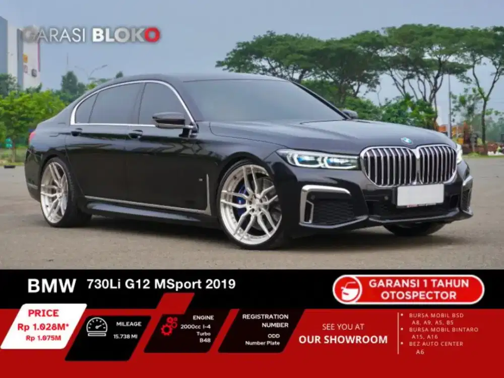 BMW 730li G12 MSport
B48 2019 / 2020 (Nego Sampai Jadi)