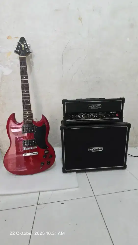 Gitar elektrik dan ampli