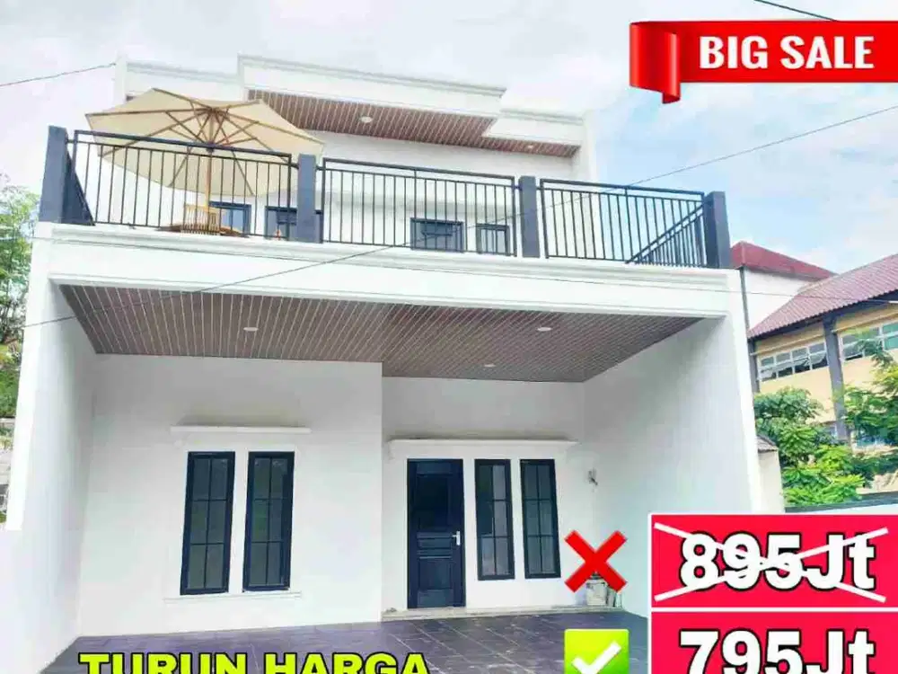RUMAH BARU 2 LANTAI,SIAP HUNI,LINGKUNGAN NYAMAN,LOKASI STRATEGIS KOTA SEMARANG