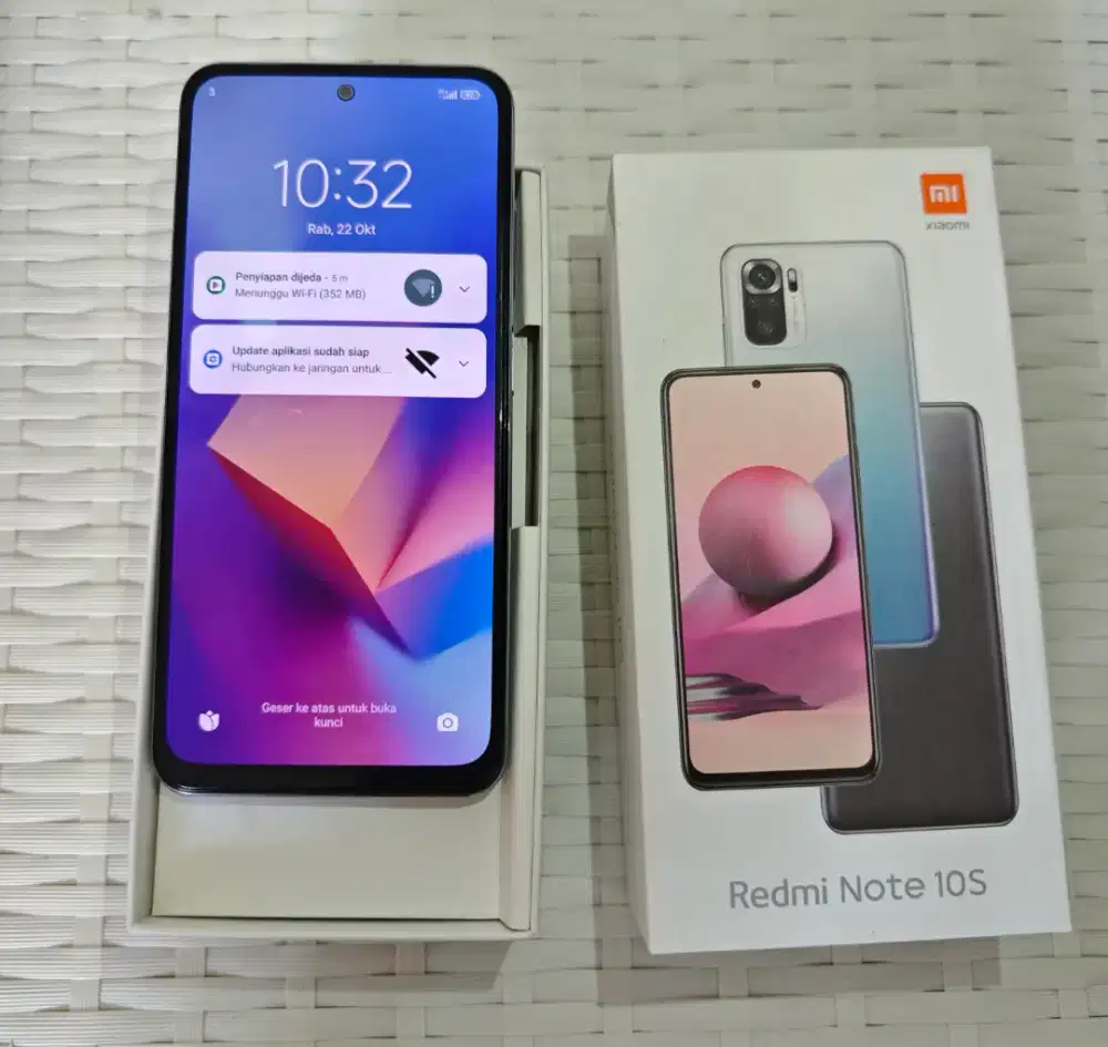 REDMI NOTE 10S 8/128 RESMI |AMOLED|5000mah 33W fashcharg
