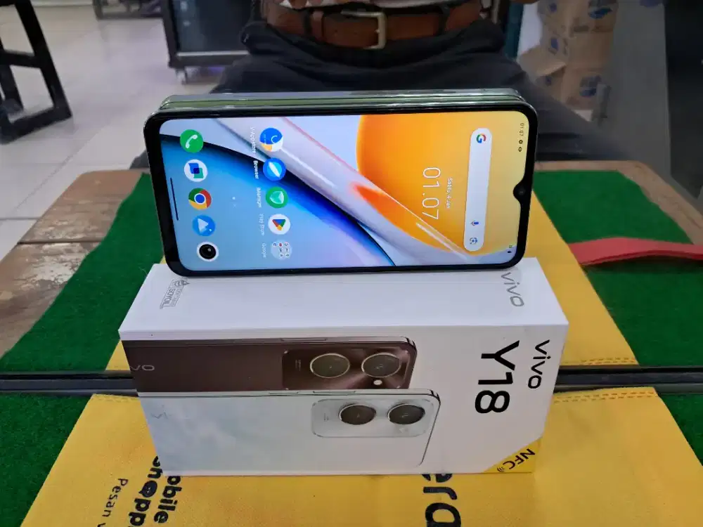 VIVO Y18 NFC Ram 4/64 gb mulus lengkap normal