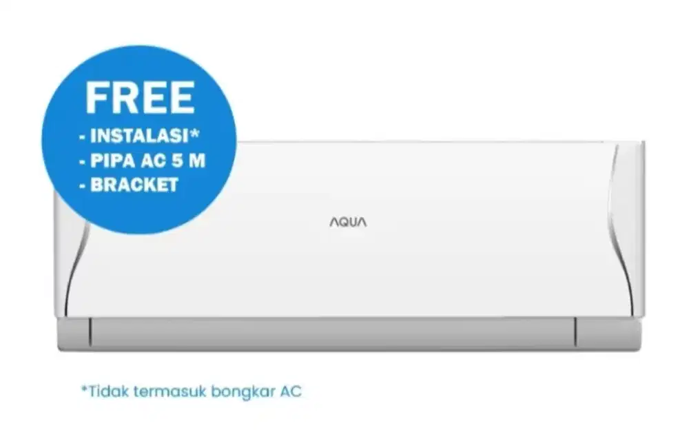 AQUA AC SPLIT 1/2 PK STANDARD WHITE
AQA-KCR5FQDL/WH