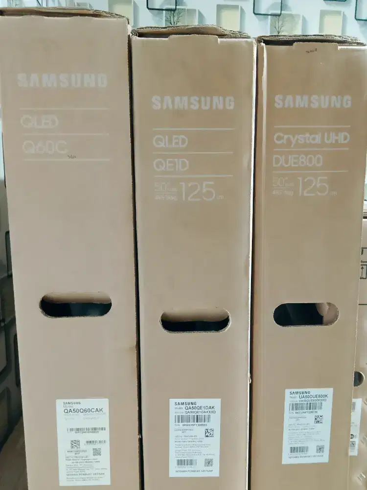 Samsung smart tv 50 inch 50DUE800 model airslim remot solarcell