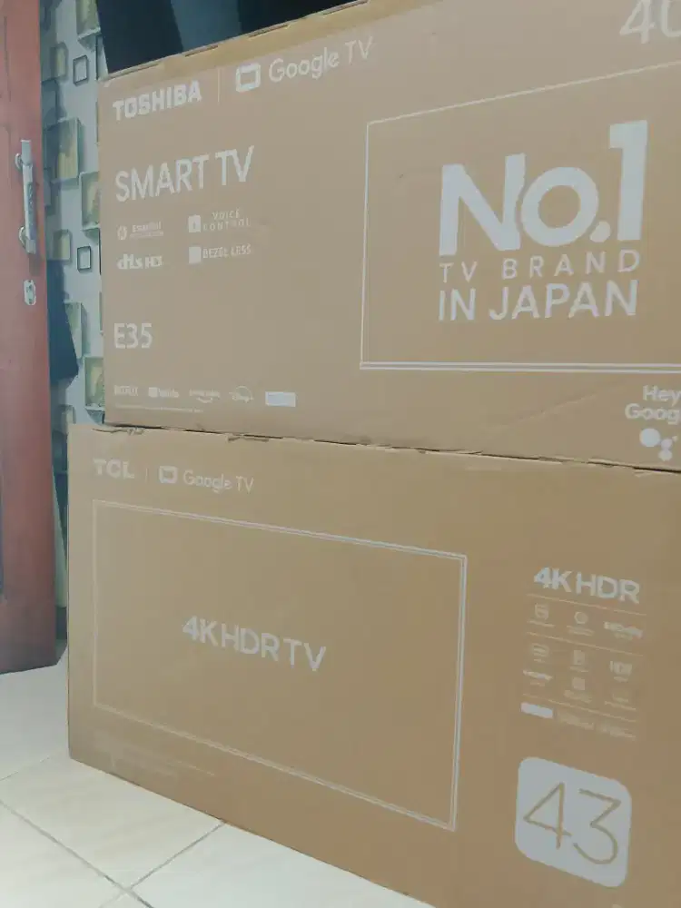 Google tv Toshiba 40 inch & TCL 43 inch google asisstant