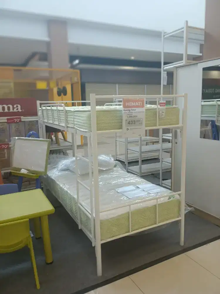 Obral murah ranjang tingkat anti karat