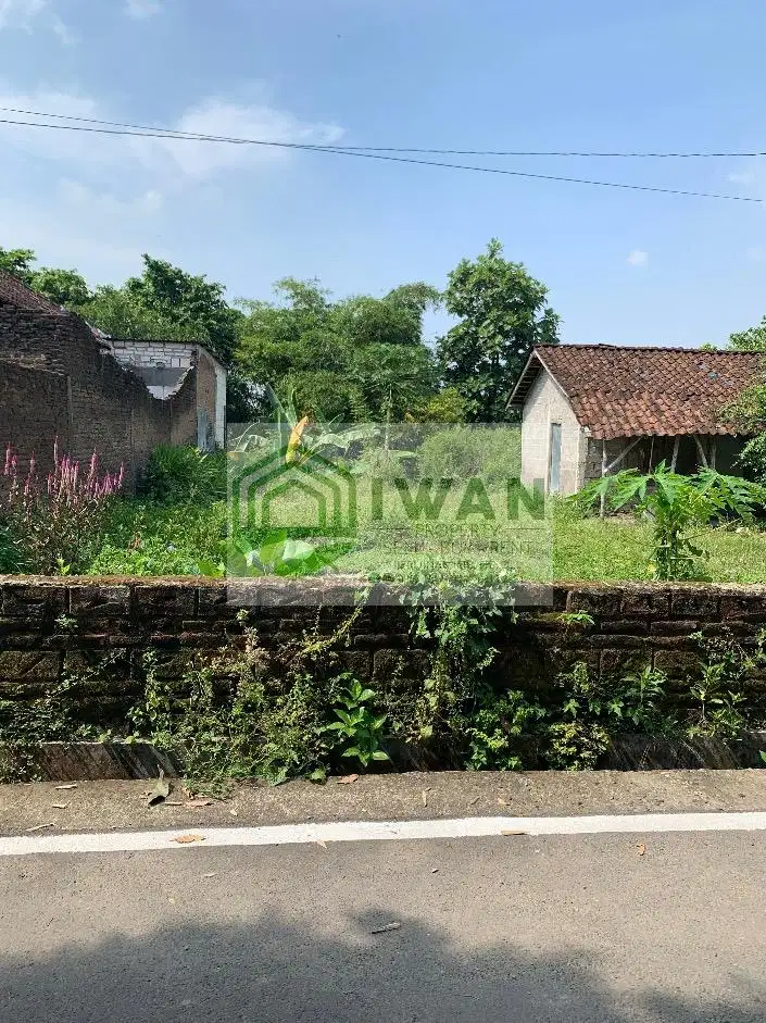 Tanah Luas & Murah Di Pengging hadap Jalan Aspal Ada Aliran Air Jernih