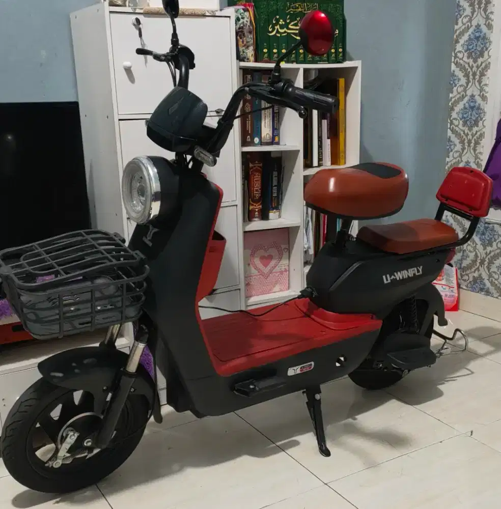 Sepeda Listrik Uwinfly D7 Aki Baru Ganti
