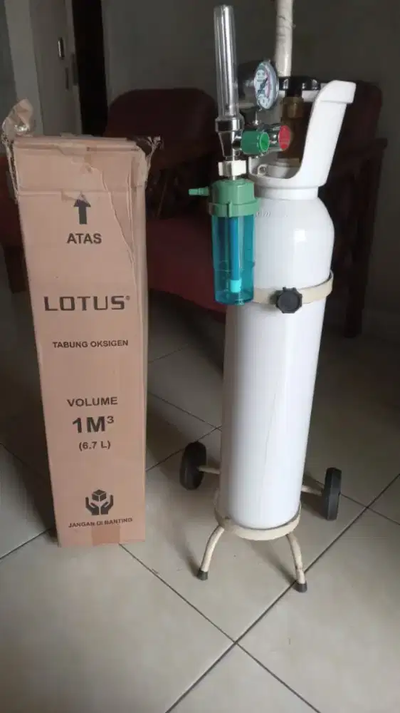 Tabung oksigen merk Lotus 1 M³