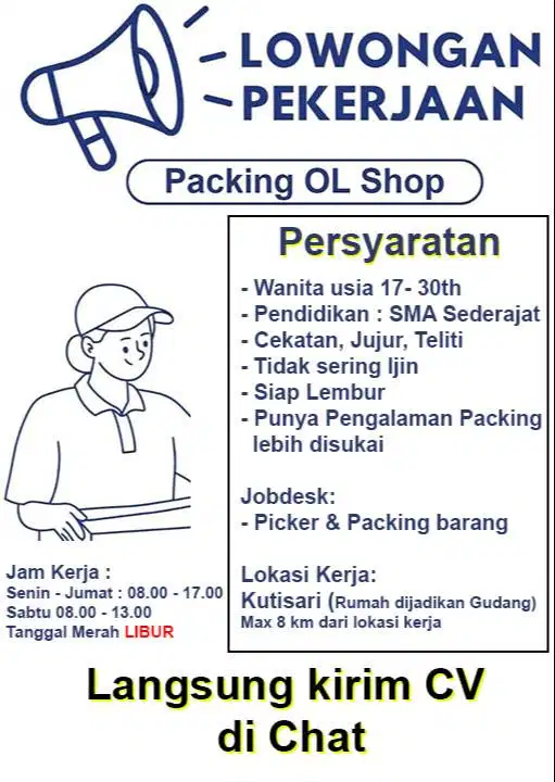 Lowongan Kerja Packing Kutisari Surabaya