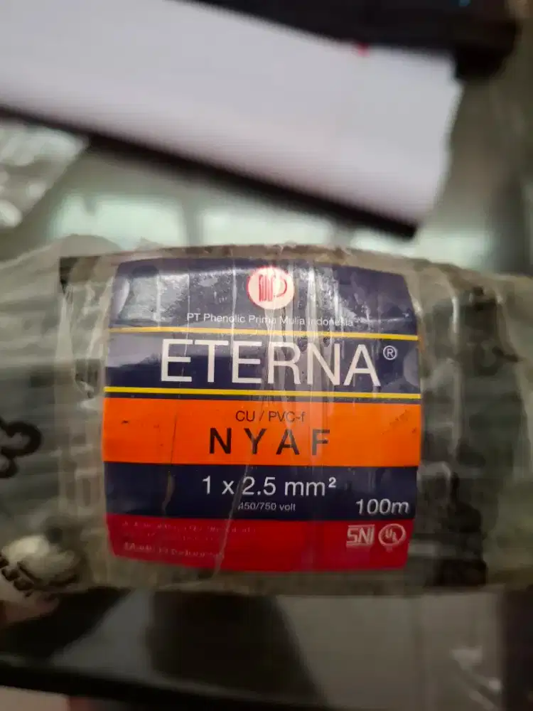 Kabel nyaf 1x2.5mm merek eterna