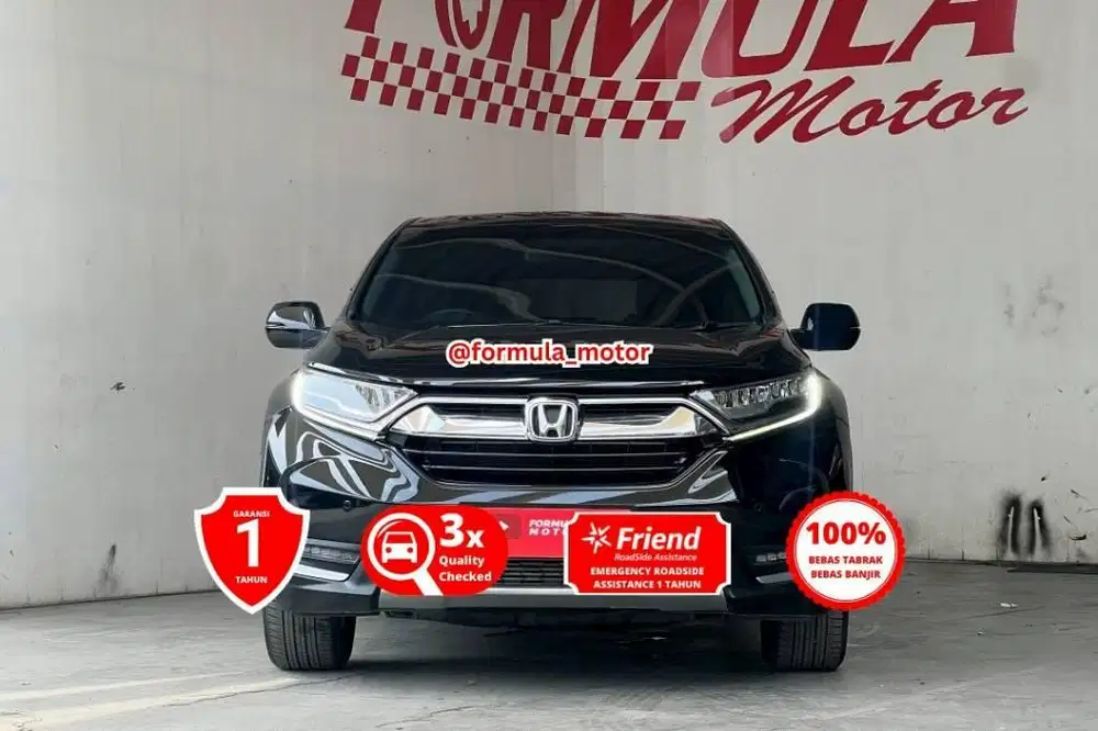 Honda CRV Turbo Prestige AT tahun 2019 hitam CR-V Matic CVT DP minim