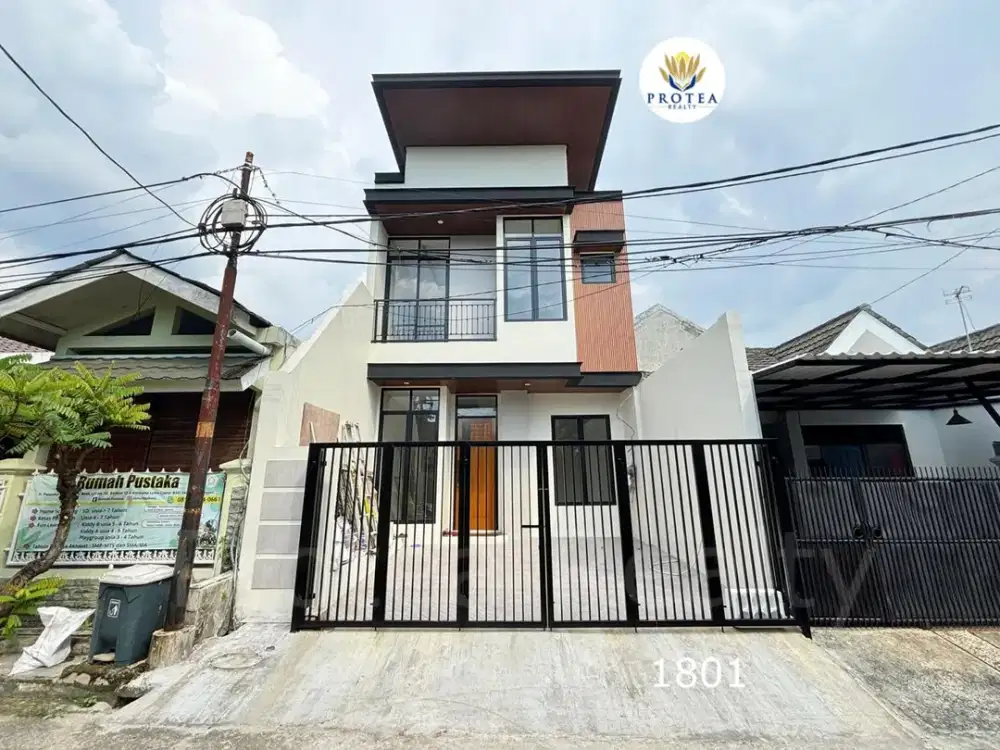 Rumah New Brand Minimalis Modern di Kencana Loka BSD