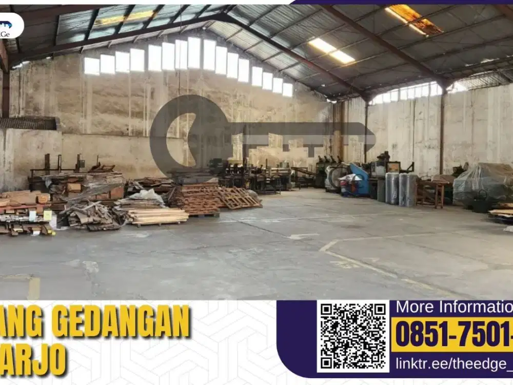 Dijual Gudang Gedangan Sidoarjo dekat Tol Juanda - The EdGe