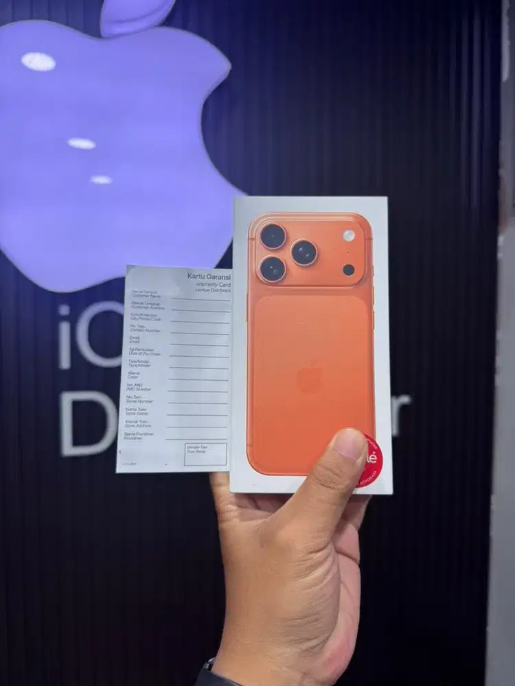 Iphone 17 pro 256 new garansi resmi