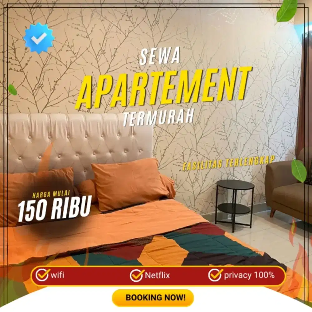 Sewa Apartemen Jakarta Selatan Kalibata City Harian Transit Termurah