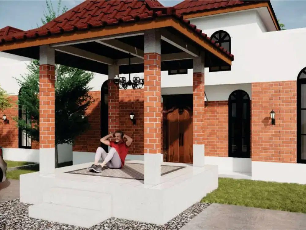 Rumah Modern Sentuhan Bata Ekspose Di Utara Prambanan, Luas Mulai 350Jt-an