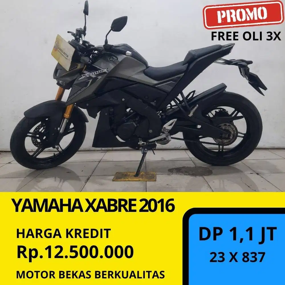 Yamaha Xabre 2016 Cash Kredit Motor Bekas Bergaransi