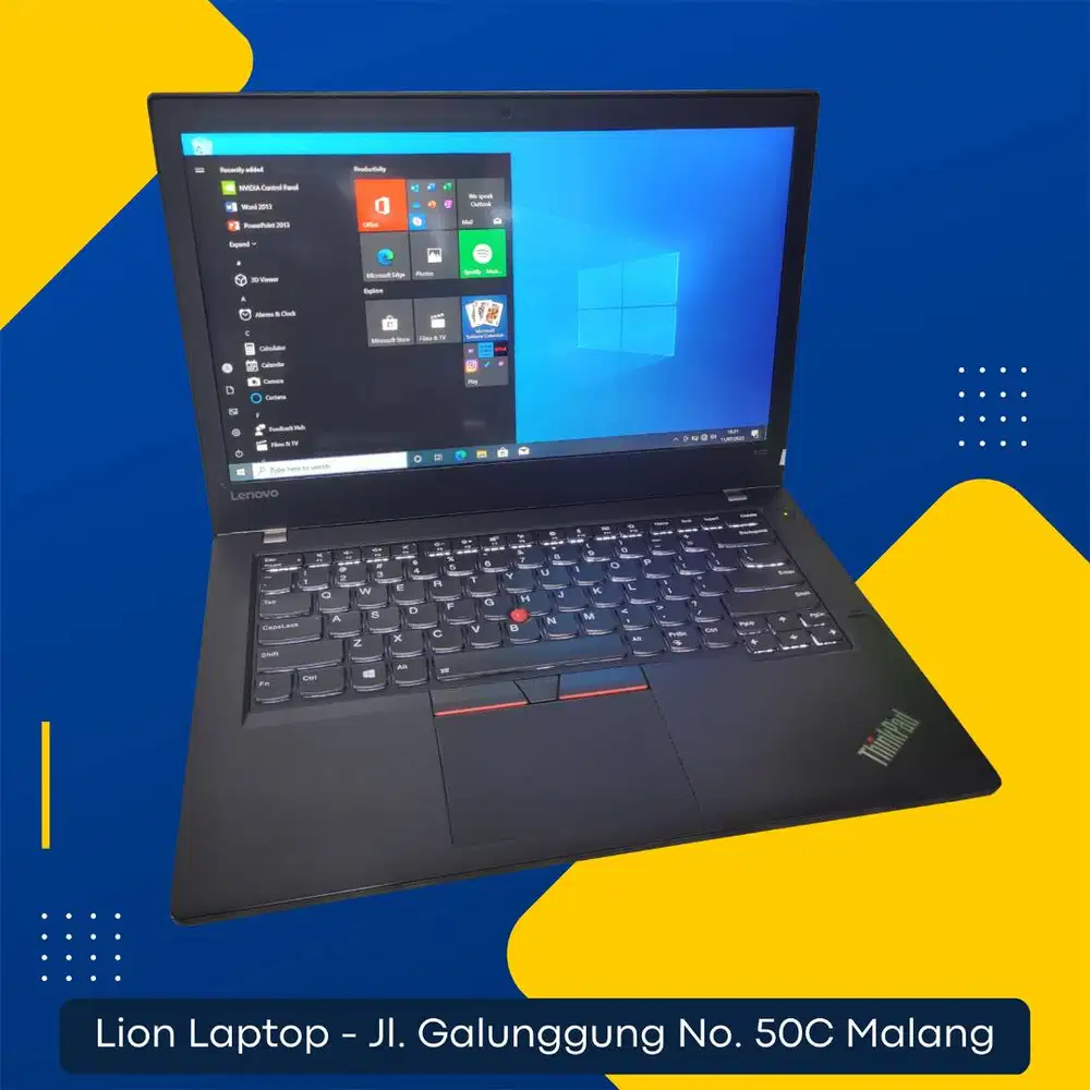 RAM 8GB SSD 256GB i5 Lenovo Thinkpad T470 [22|10]