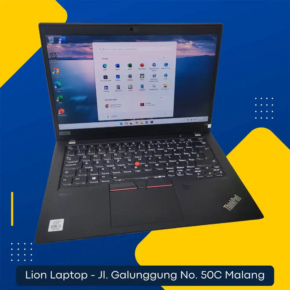 Core i5 Gen 10 slim mulus RAM 8GB SSD 256 Lenovo Thinkpad X13 [22|10]